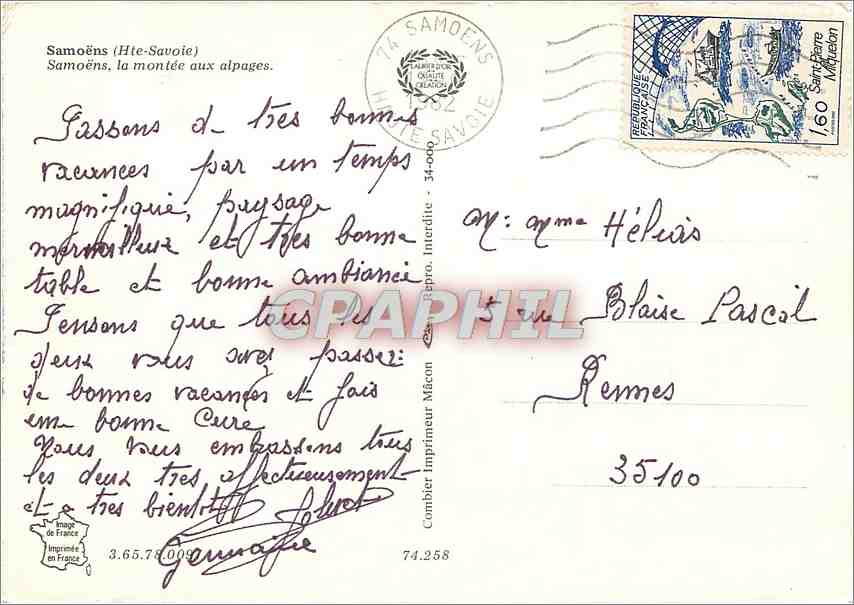 Samoëns — Montée aux alpages — Cing — Reverso