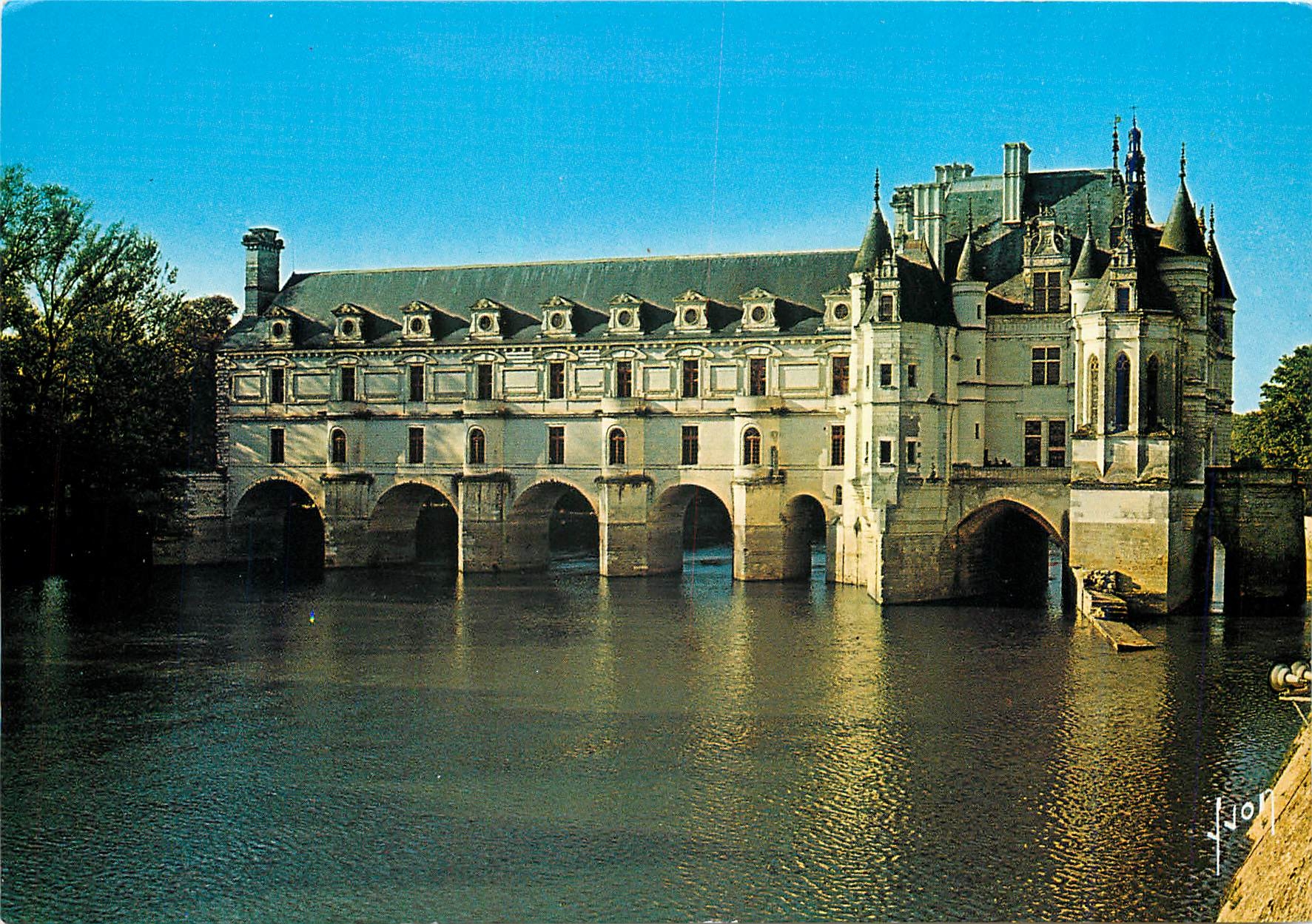 CPM Val de Loire Le Chateau de Chenonceau Indre et Loire Facade Est 