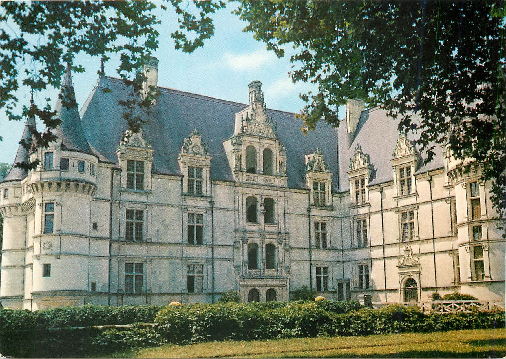 CPM Azay le Rideau Indre et Loire Le Chateau vers le Nord 