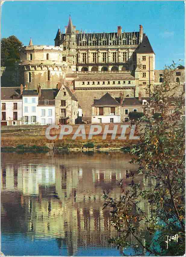 CPM Val de Loire Amboise Indre et Loire Le Chateau sur les Bords de la Loire 