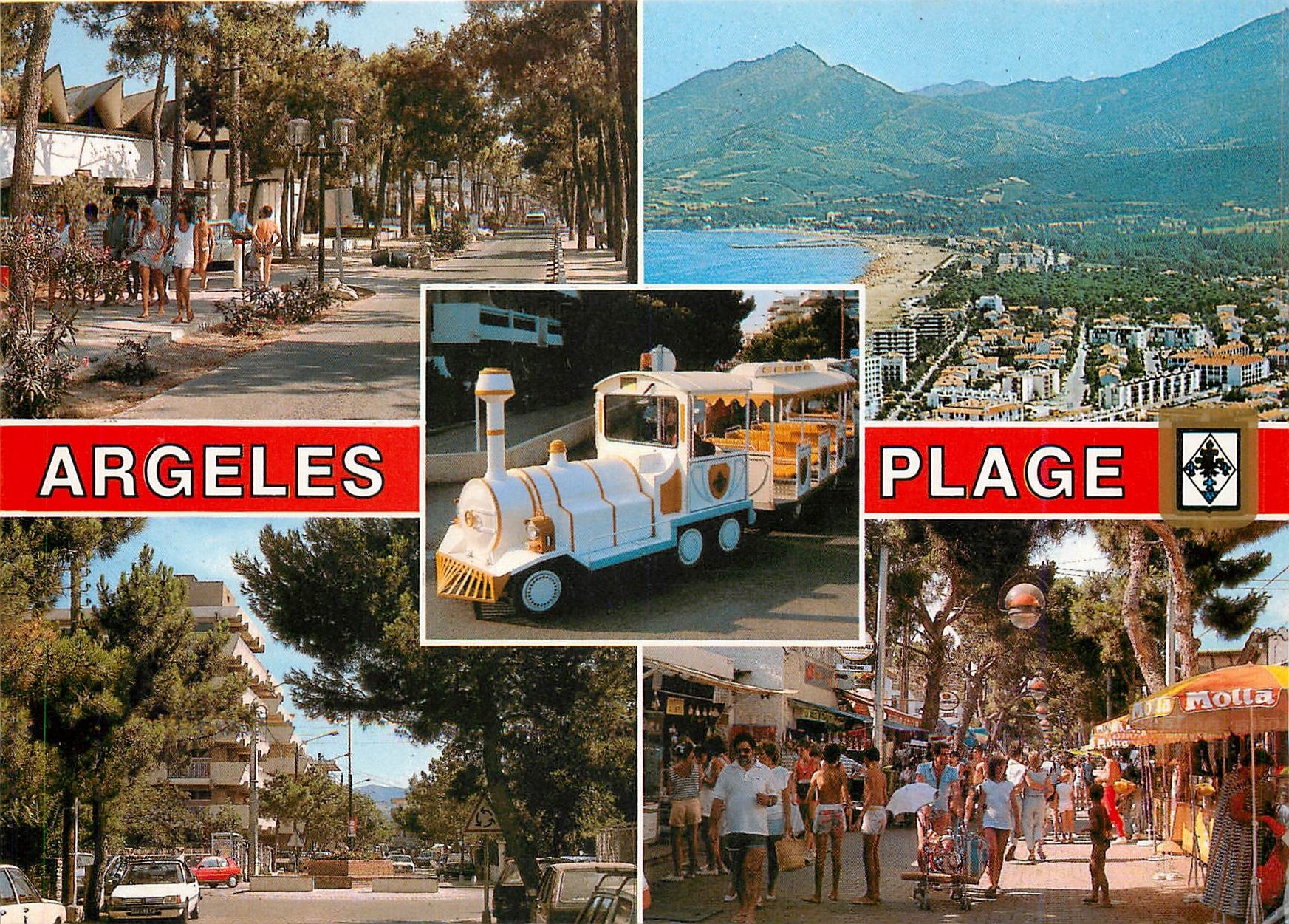 CPM Argeles Plage Train