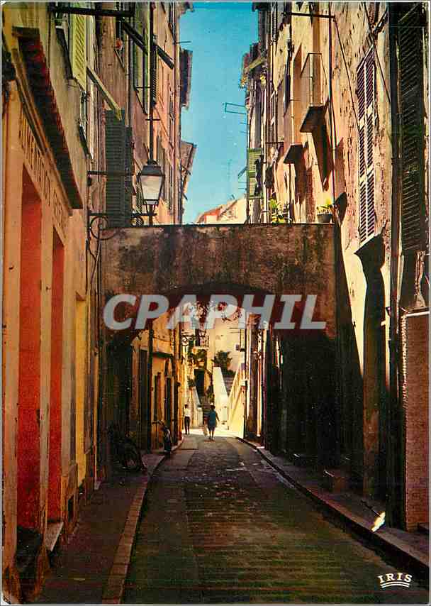CPM La Cote d'Azur Menton Perle de France La rue Longue 