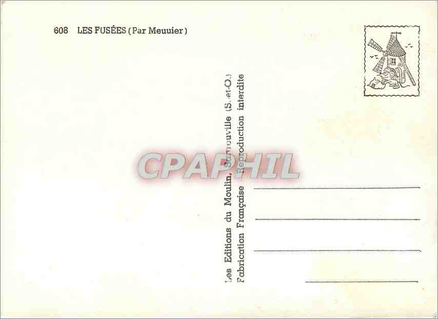 CPM Les Fusees Par Meuuier   — Verso
