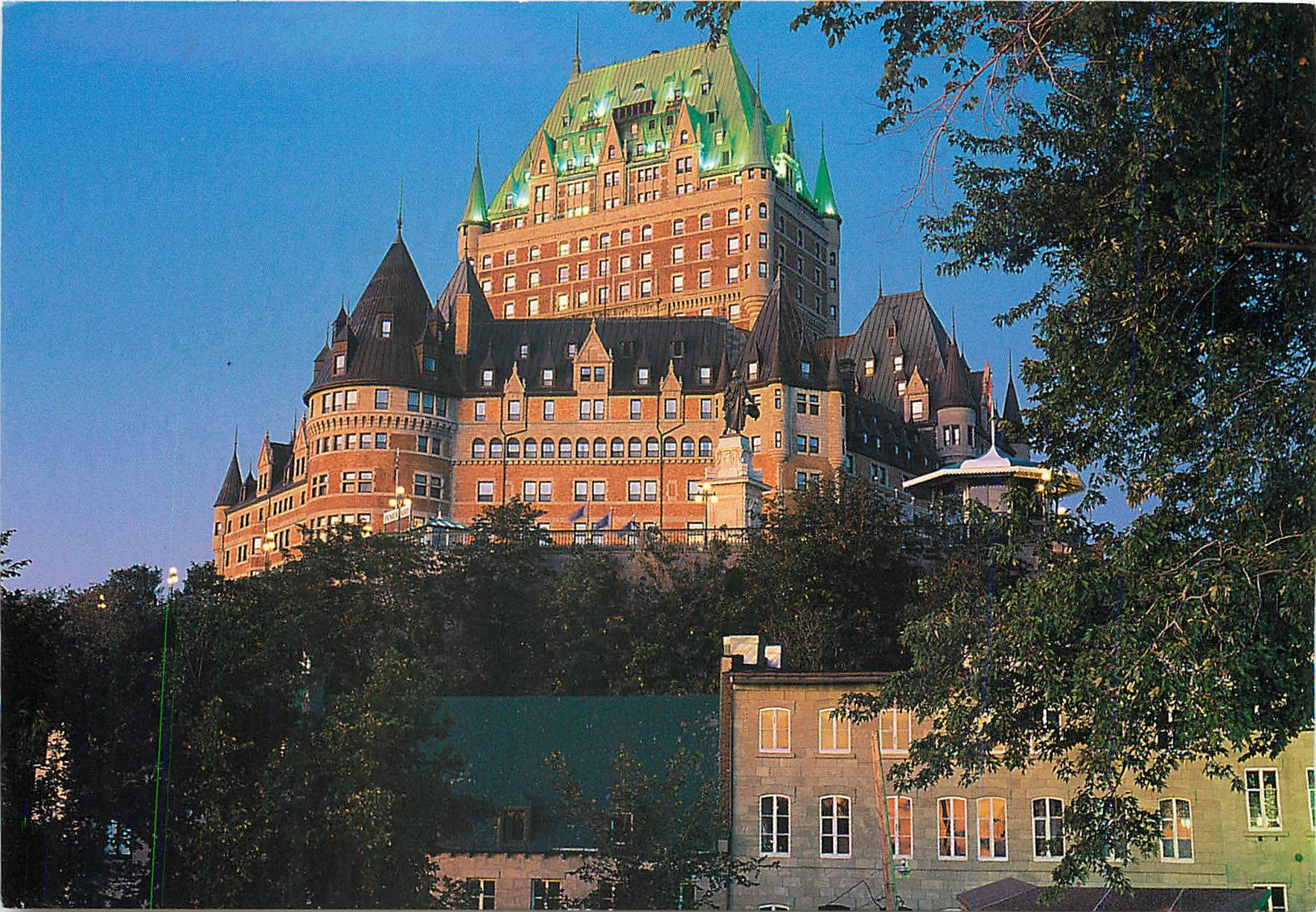 CPM Quebec Le Chateau Frontenac vu du parc Montmorency 