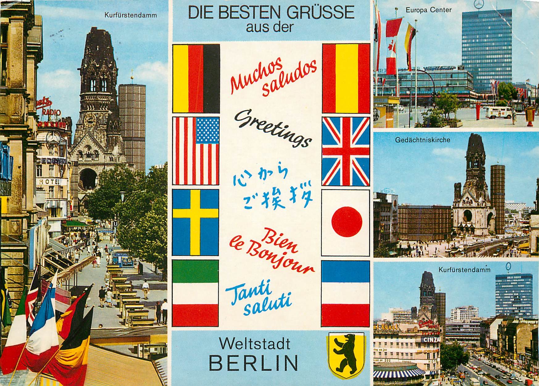 CPM Die Besten Grusse aus der Weltstadt Berlin Ours