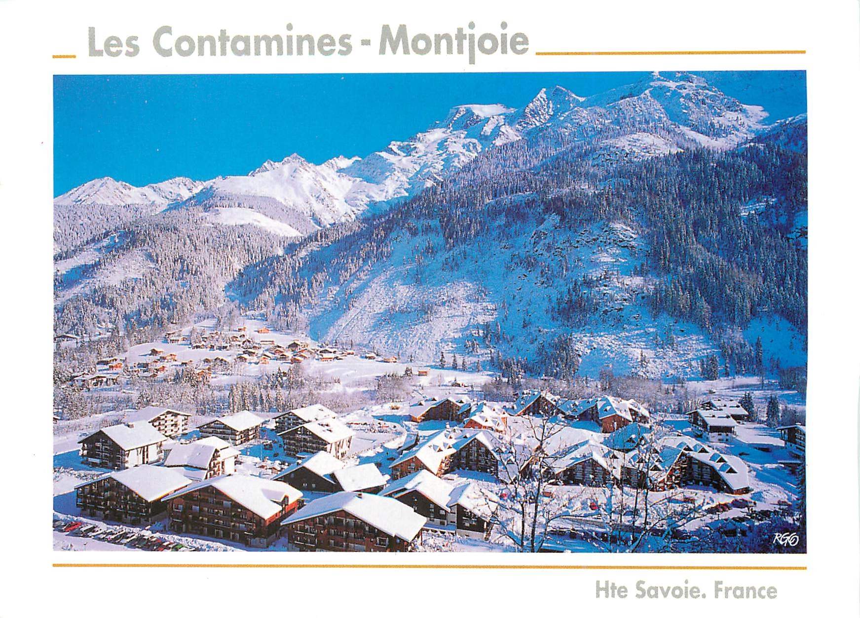 Les Contamines-Montjoie — vue hivernale — EDY Chasse et Pêche Création, n°120