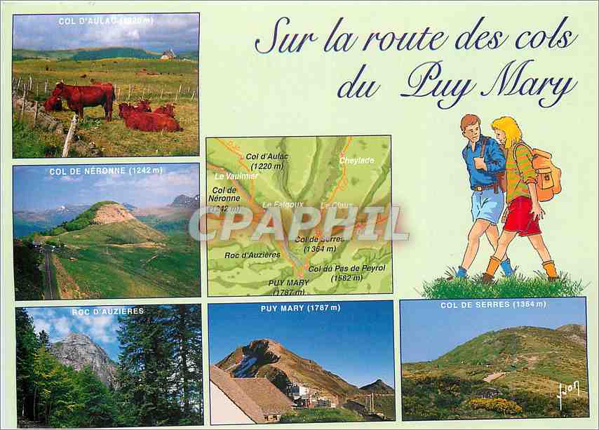 Sur la route des cols du Puy Mary — Éditions de France, n°15
