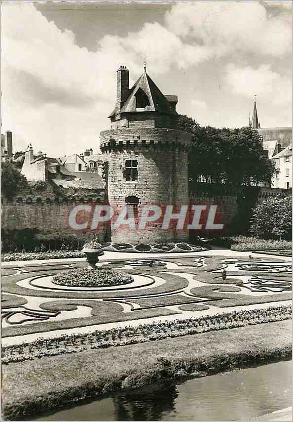 Vannes (Morbihan) — Anciens remparts, tour du connétable (XIV-XVe siècles), couve et jardins de la Garenne — Édition « La Cigogne »