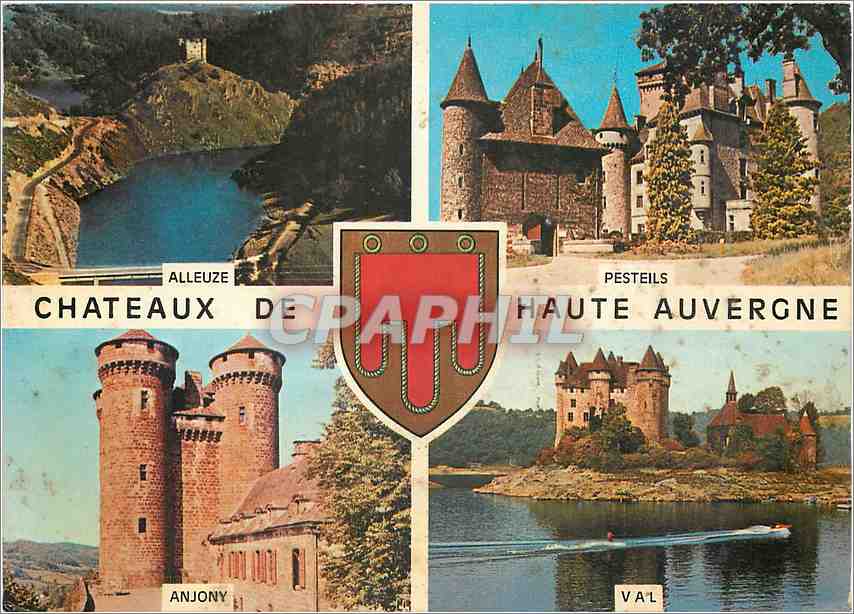 CPM Chateaux de Haute Auvergne Alleuze Pesteils Anjony Val