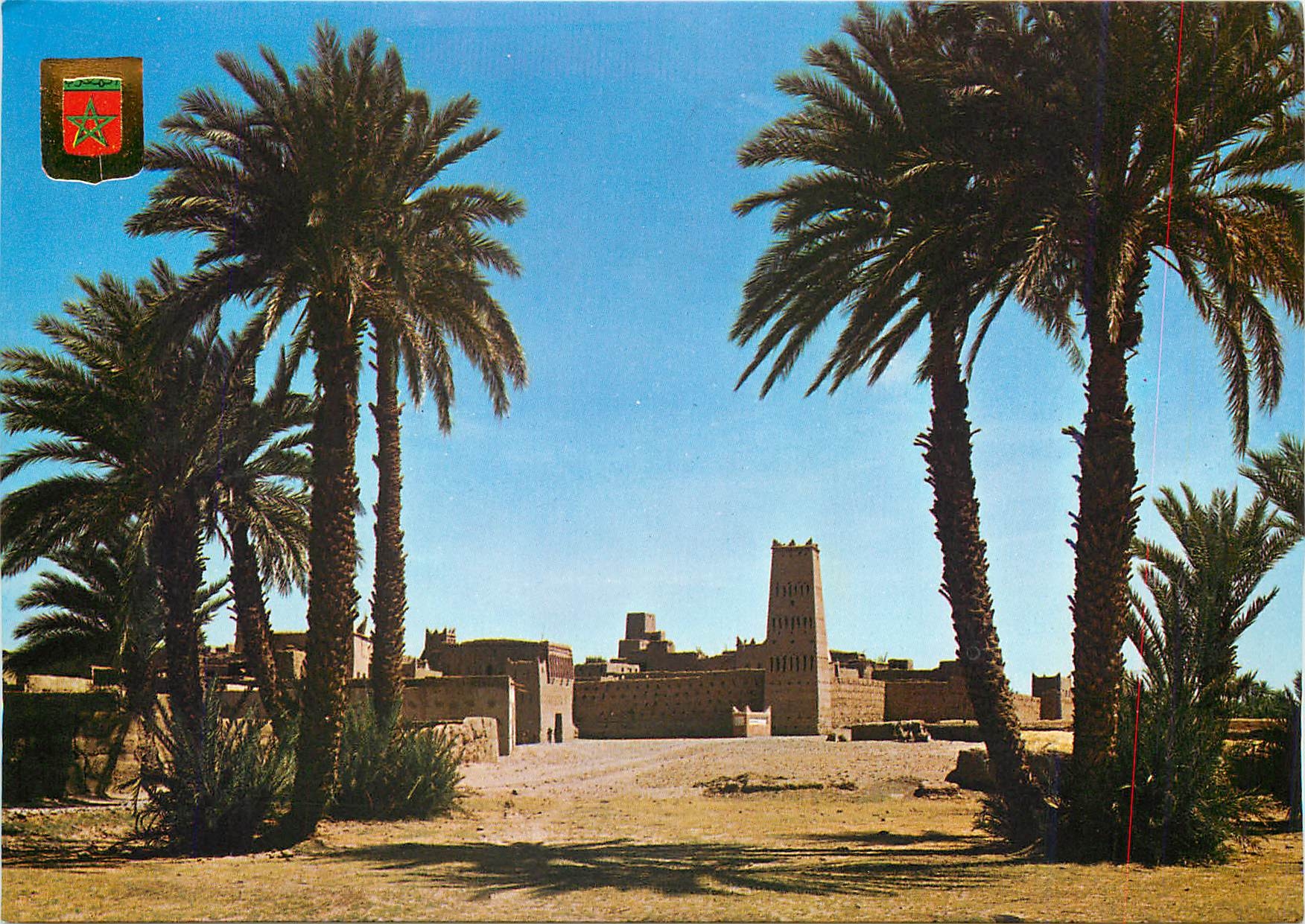 CPM Marruecos Tipico Maroc Typique Village du Desert 