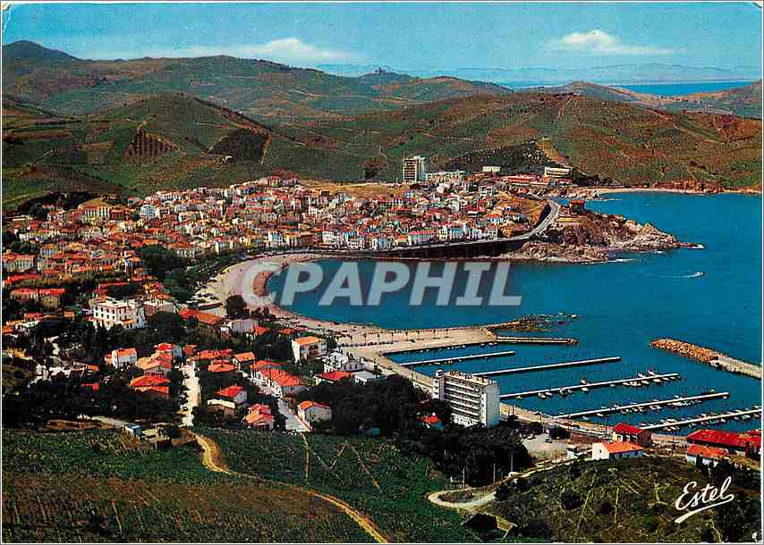 CPM Banyuls sur Mer Pyrenees Orientales Vue generale aerienne 