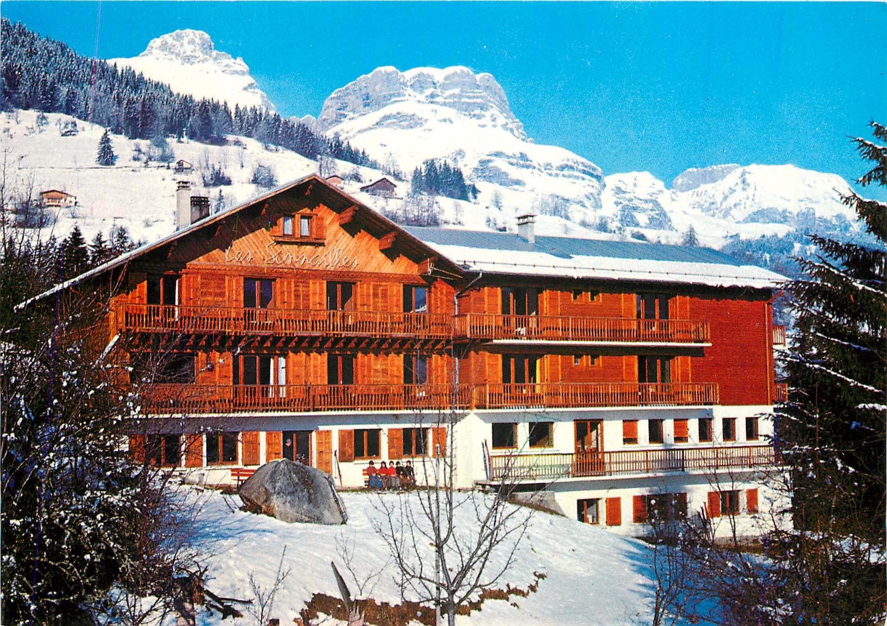 CPM Cordon Haute Savoie Les Sonnailles Chalet de l'Oeuvre des Pupilles de l'Ecole Publique du Maine 