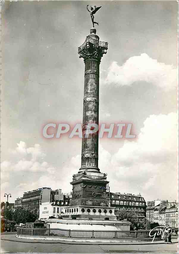 CPM Paris et ses Merveilles Place de la Bastille et Colonne de Juillet 