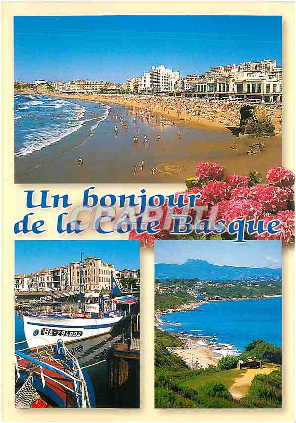 Côte Basque — Un bonjour de la Côte Basque — Éditions Lavielle