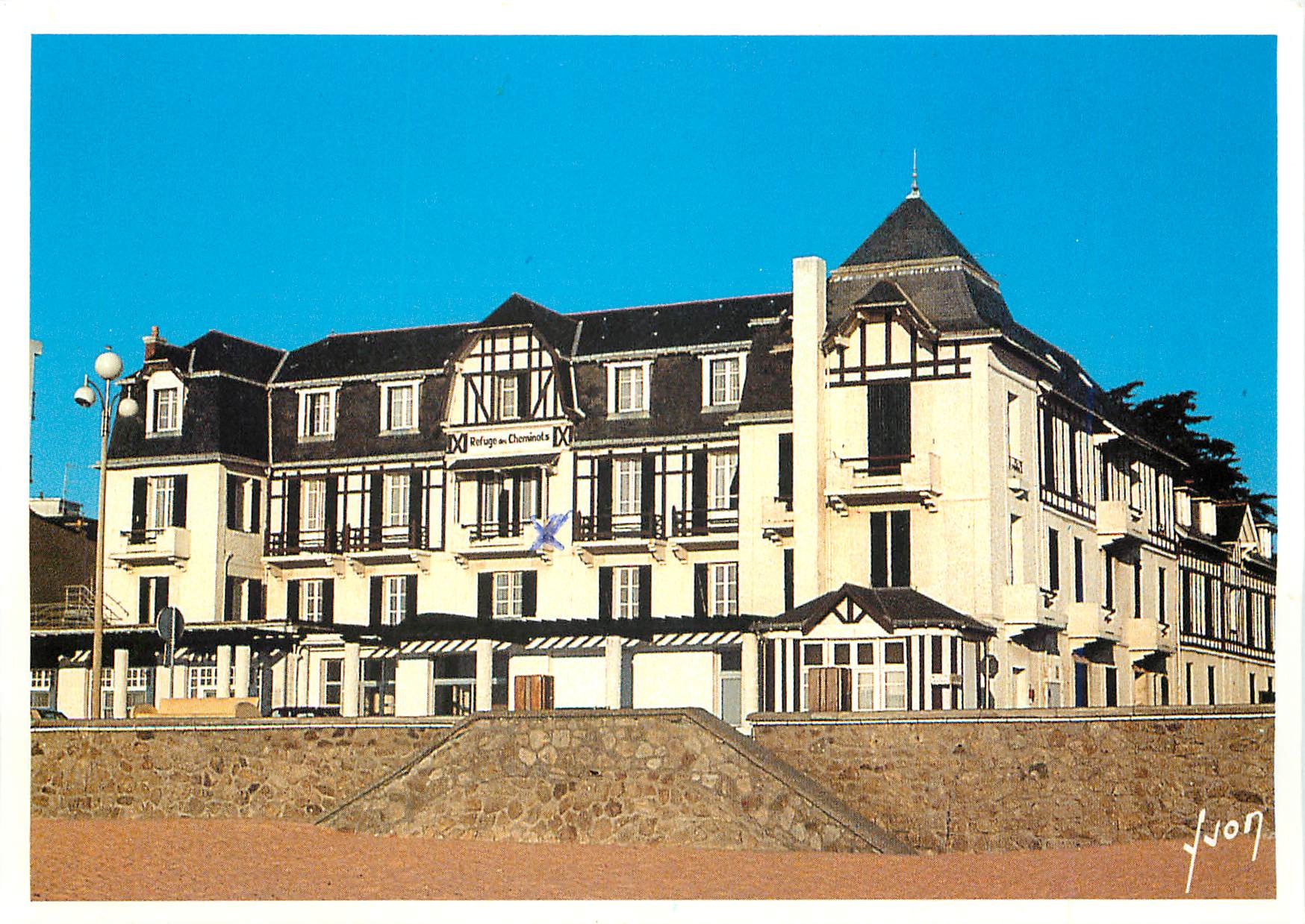 CPM Le Refuge des Cheminots La Plage Pornichet 