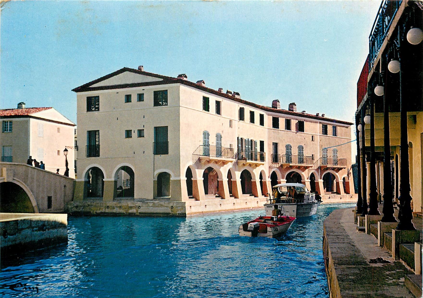 Côte d'Azur - Port-Grimaud — Cité Lacustre, projet de François Spoerry — Imprimeur Combier