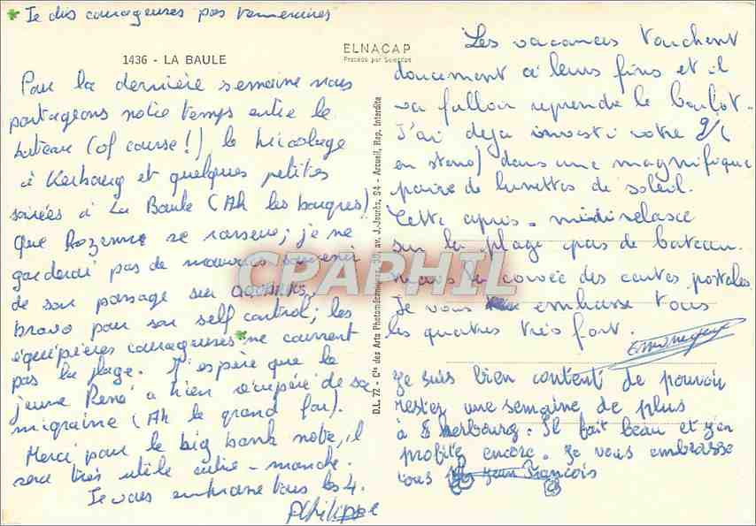 La Baule — vue panoramique des plages et lieux — éditeur Elnacap — Reverso