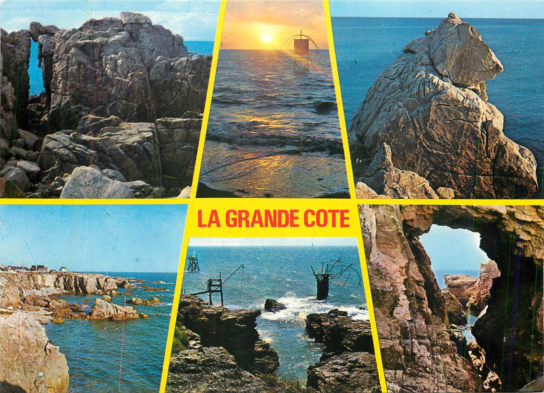 CPM Entre Batz sur Mer et Le Croisic La grande Cote 