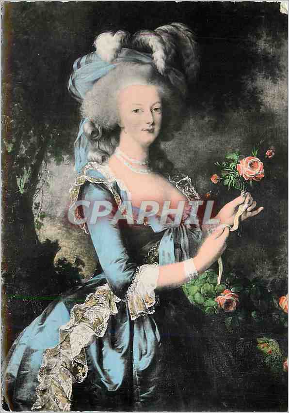 CPM Versailles Musee de Versailles Marie Antoinette par Mme Vigee Lebrum 