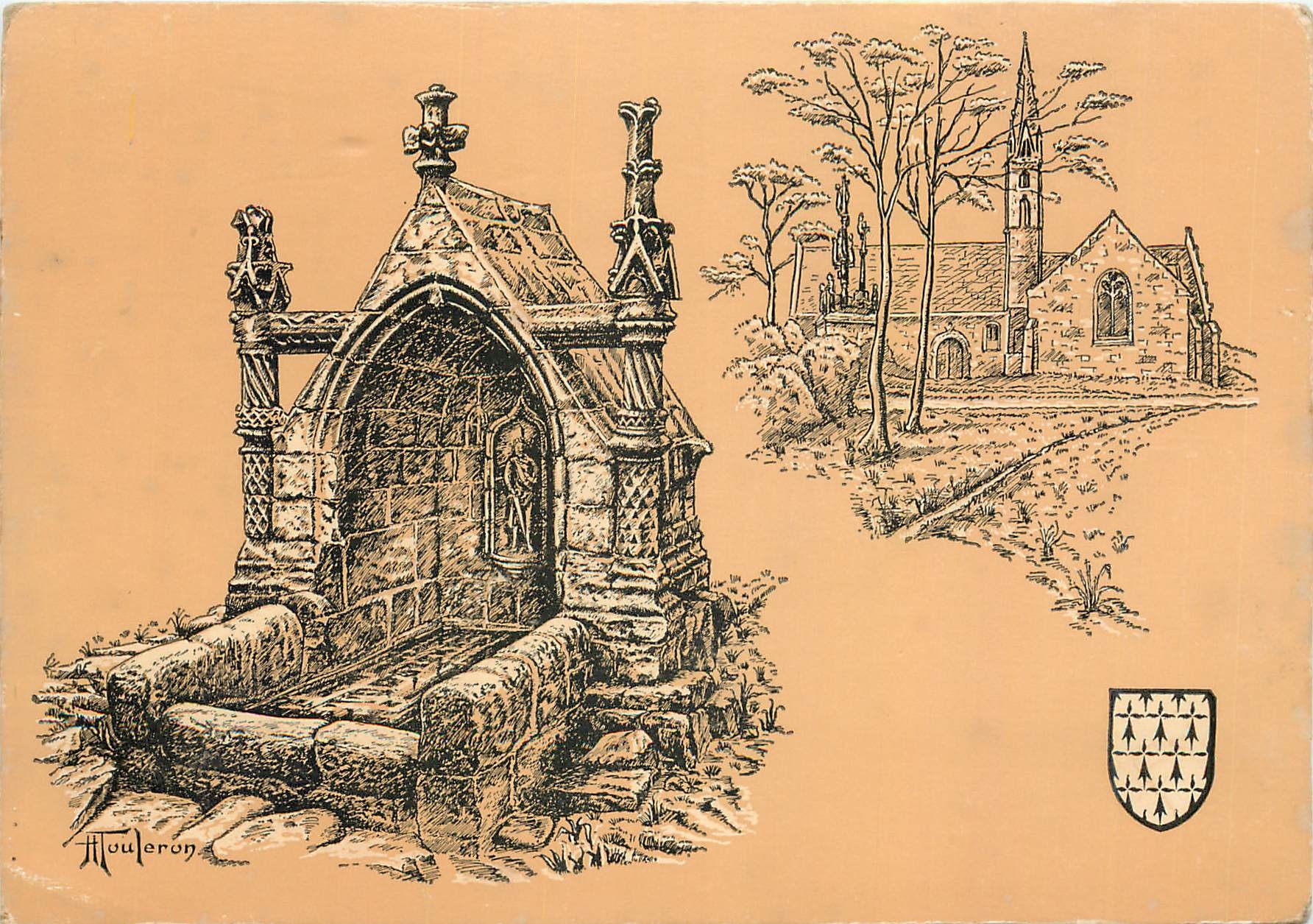Fontaine de Saint-Venec — Finistère — Éditions Henry Toute