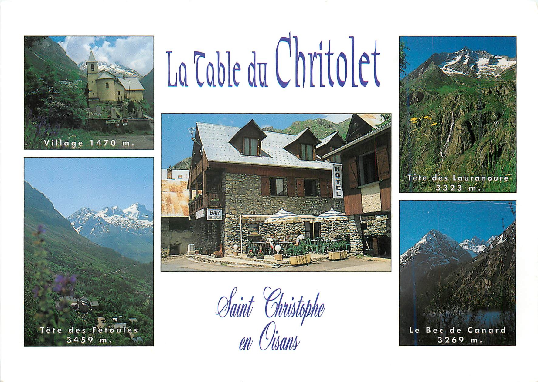 CPM La Table du Chritolet Saint Christophe en Oisans 