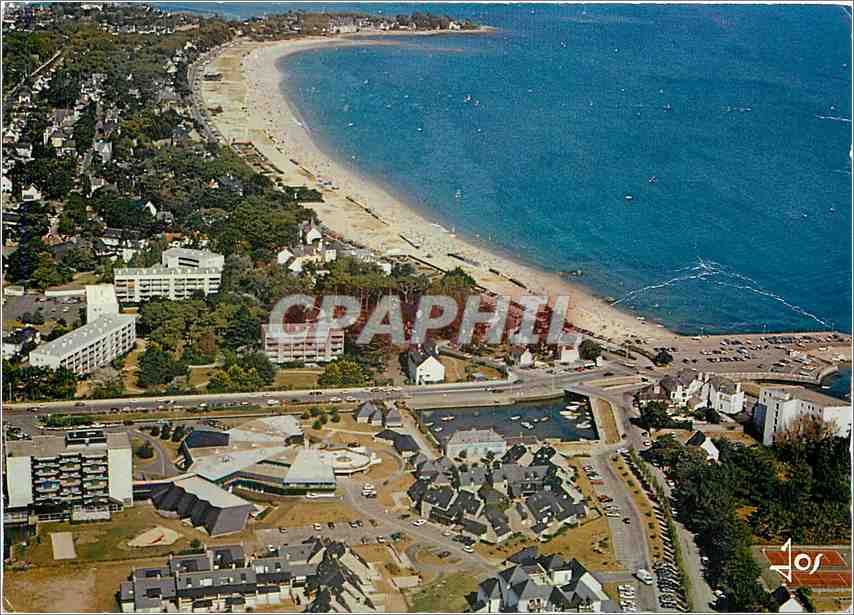 CPM Carnac Morbihan Port Andro et la grande plage 