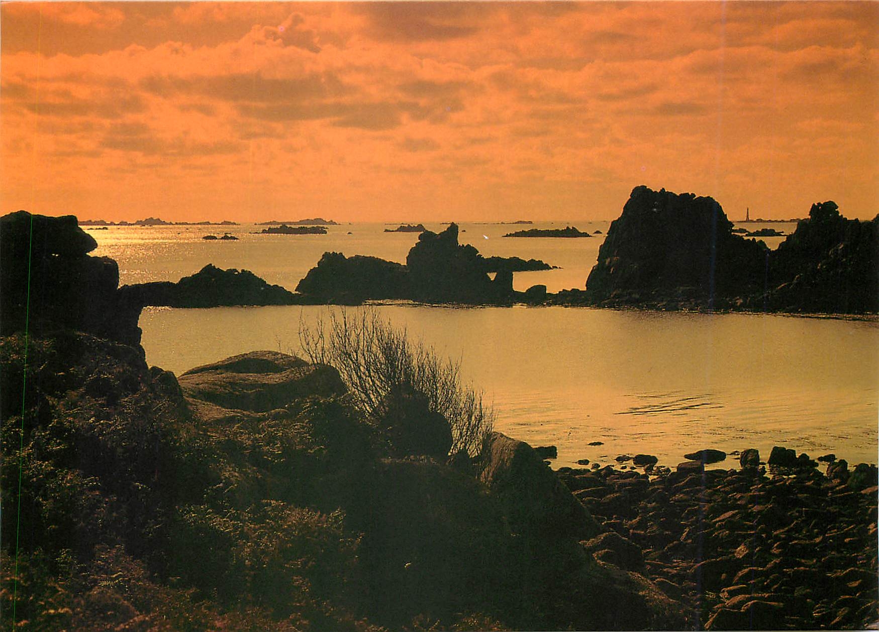 CPM The rugged Coastline at St Agnes Isles of Seilly 