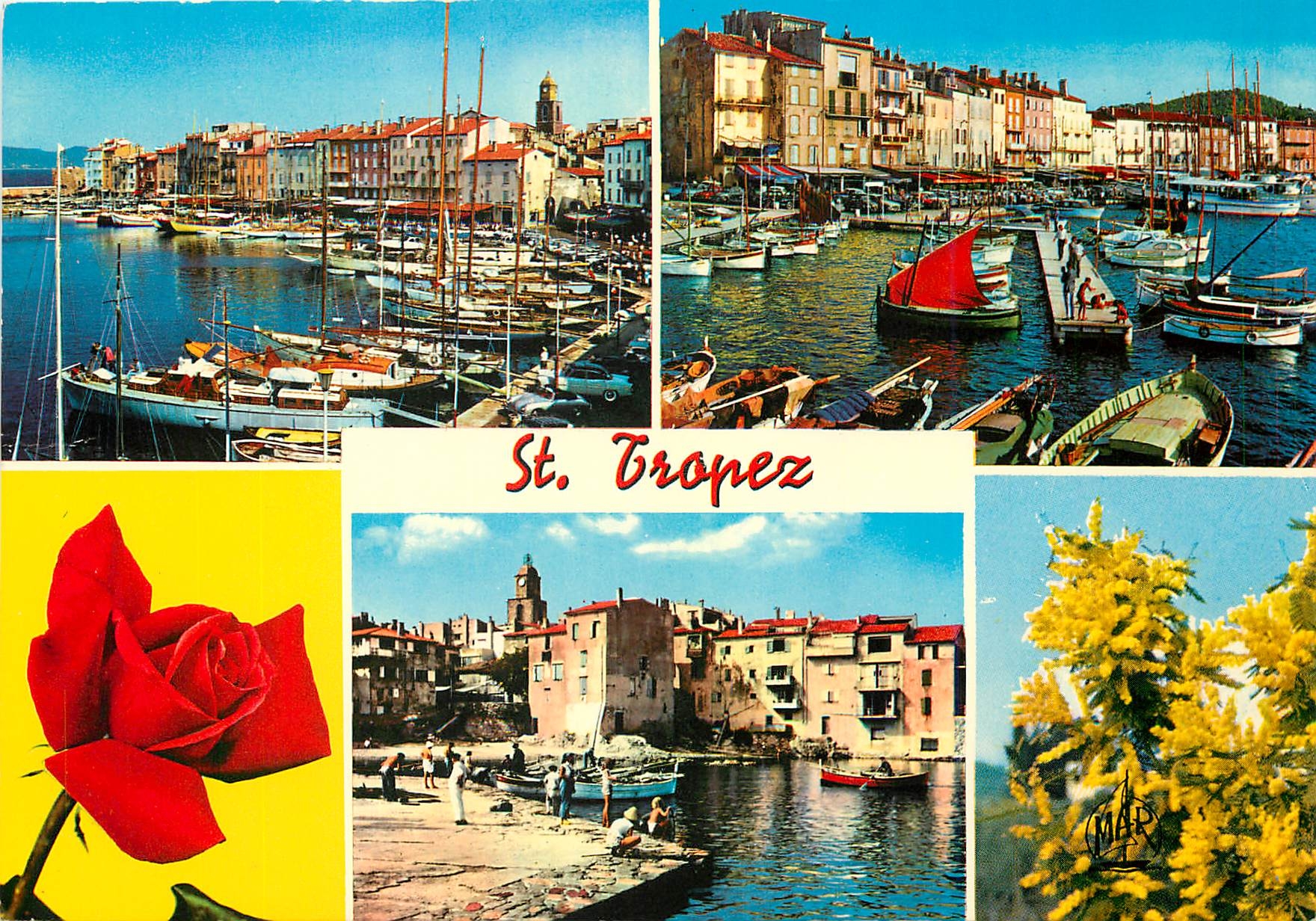 CPM La Cote d'Azur Saint Tropez Var Le Port Vieux port des Pecheurs 