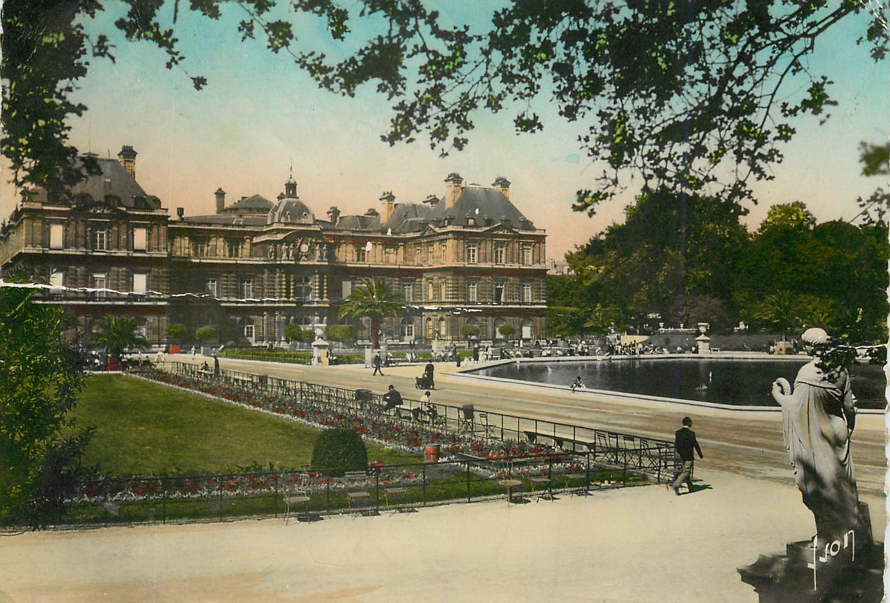 CPM Paris Palais et Jardin du Luxembourg 