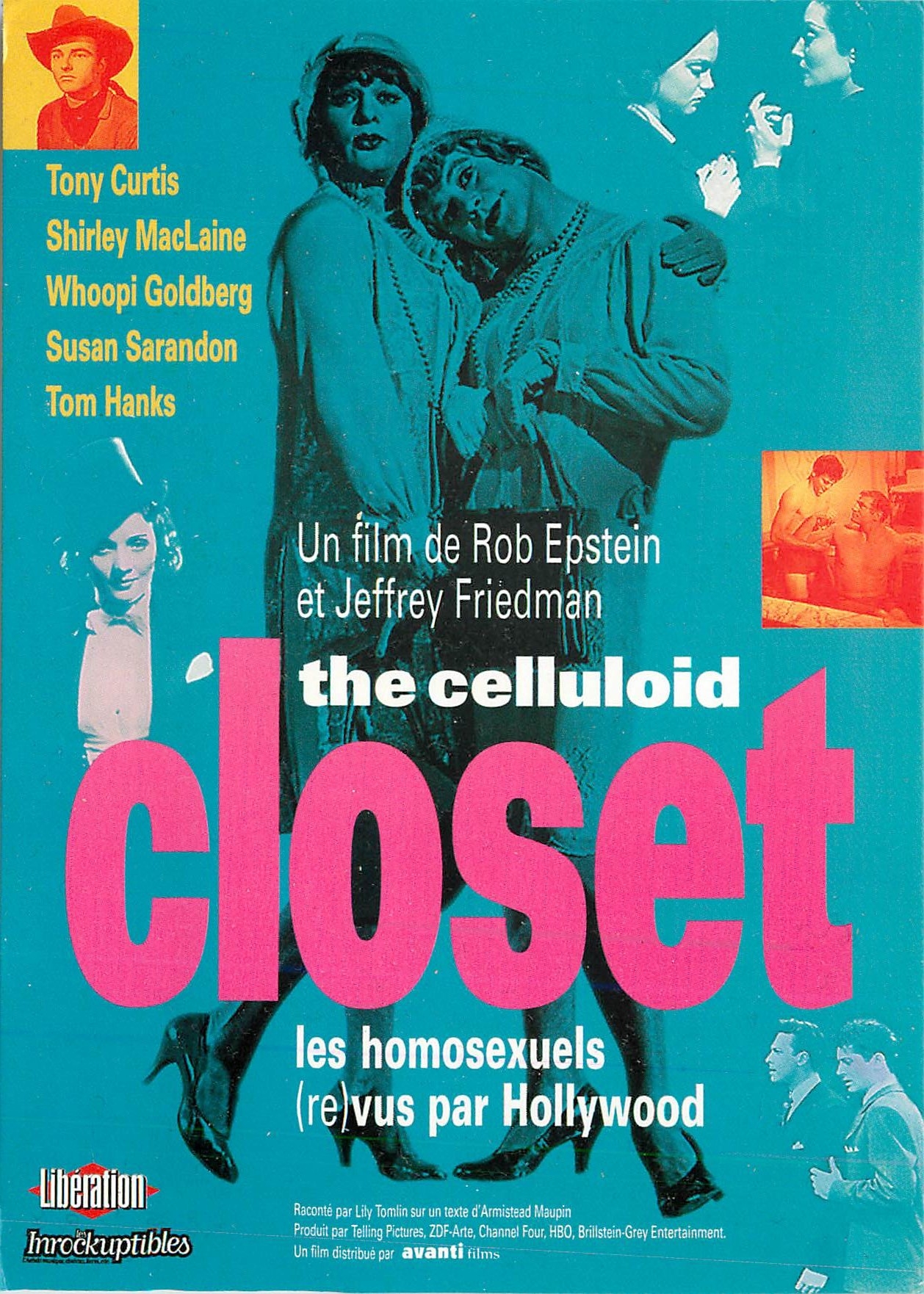 CPM The Celluloid Closet Les homosexuels Tony Curtis Rob Epstein