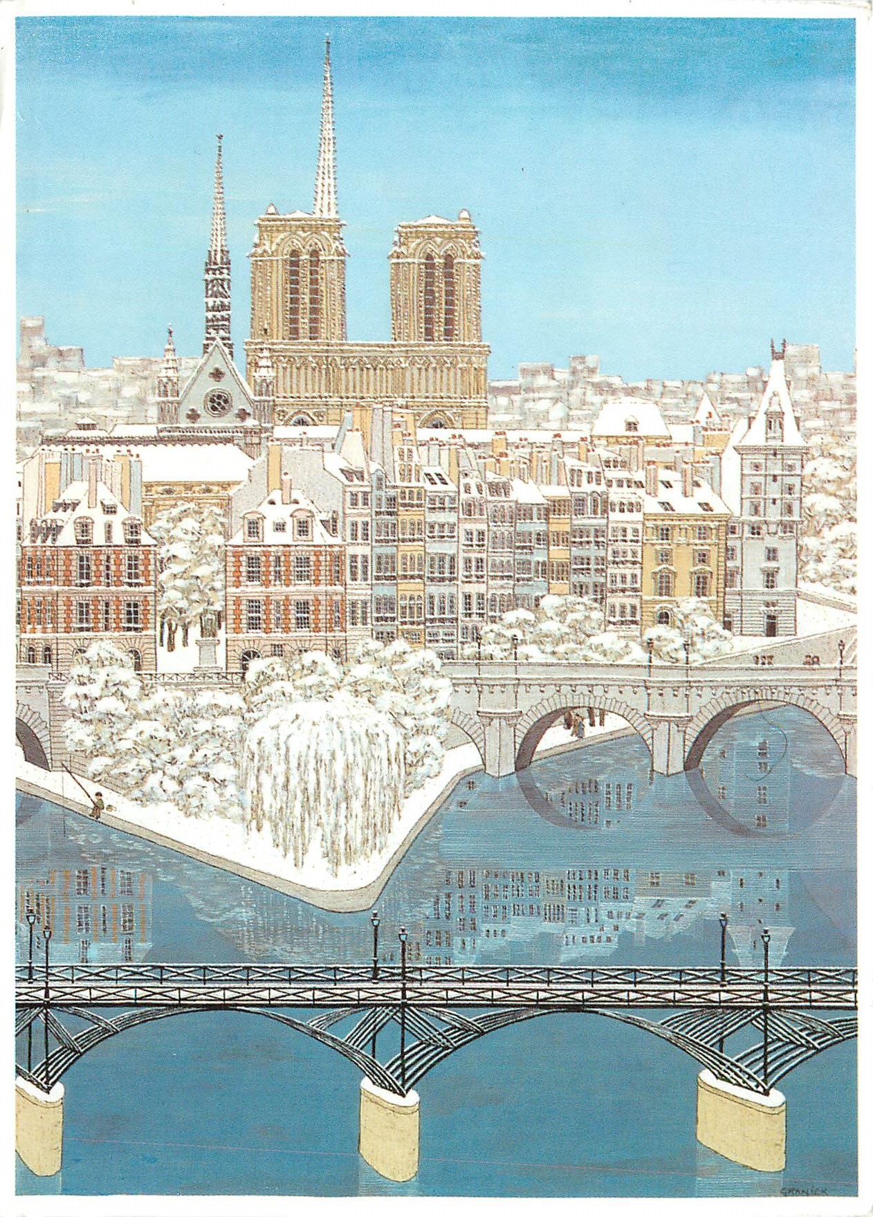 CPM Galerie Naifs et primitifs Rue du Dragon Paris Granick