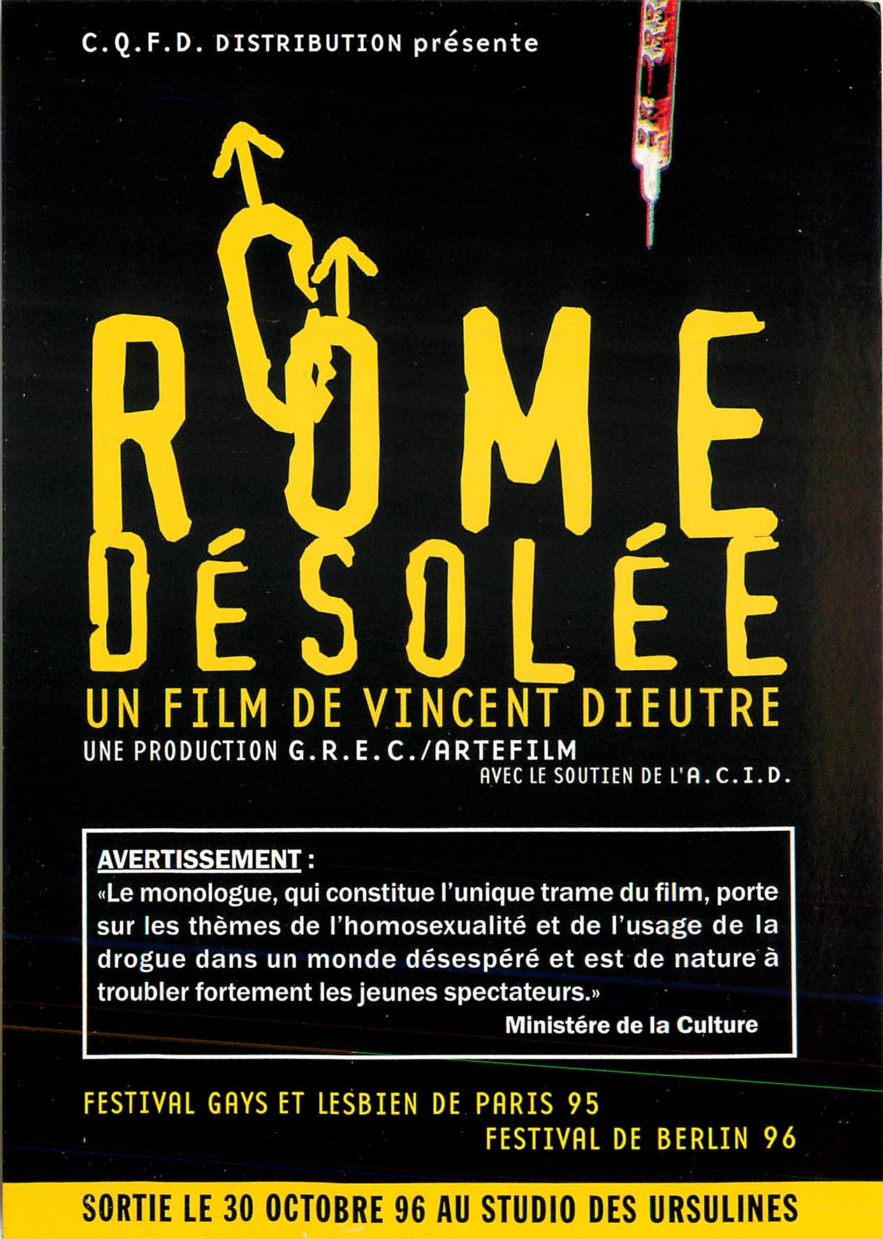 CPM Rome de Solee un film de Vincent Dieutre Rome desolee Vincent Dieutre