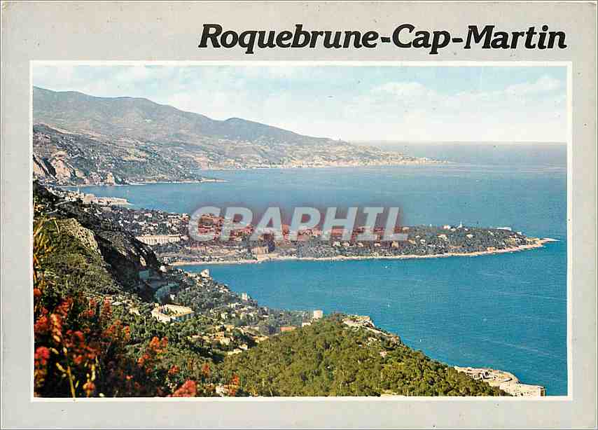 CPM Roquebrune Cap Martin Alpes Mar Vue generale 