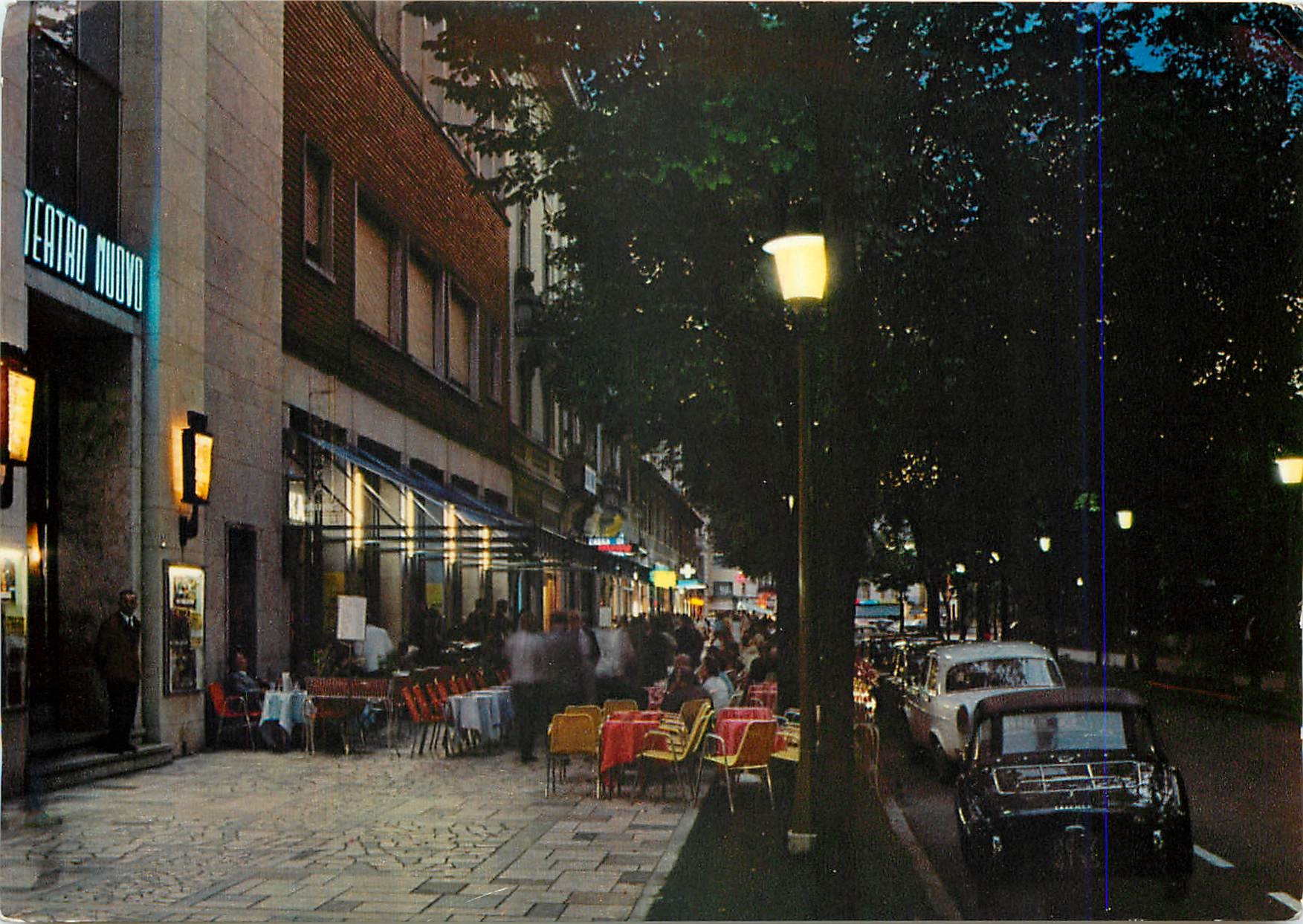 CPM Salsomaggiore Terme Viale Romagnosi Notturno 