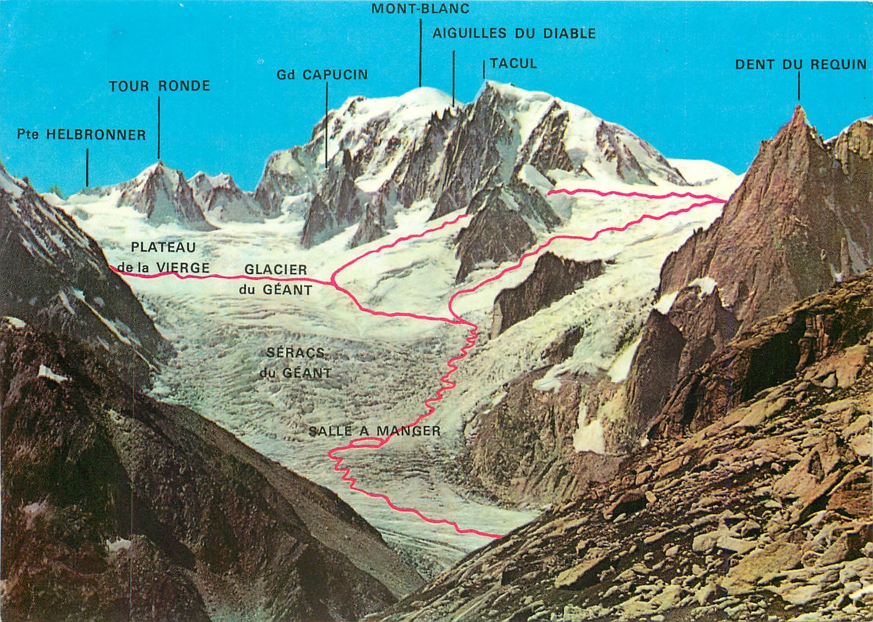CPM Aiguille du Midi Vallee Blanche 