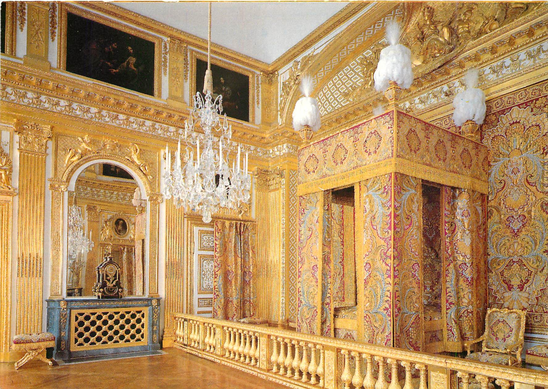 CPM Versailles La Chambre du Roi 