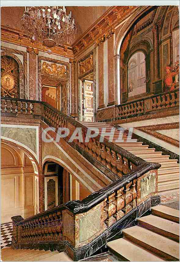 CPM Versailles L'Escalier de la Reine 