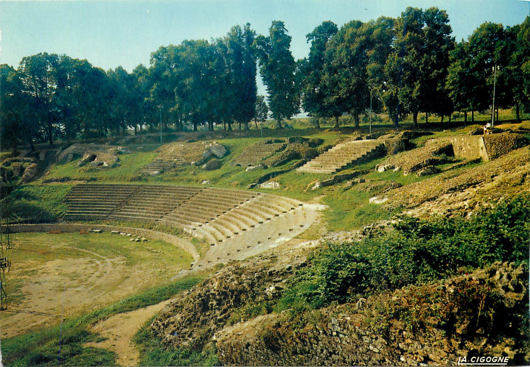 Autun-la-Romaine — Le théâtre antique — Éditions La Cigogne