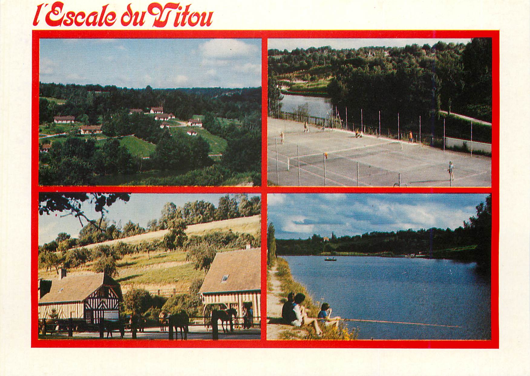 CPM L'Escale du Vitou Centre de Loisirs Hotel Vimoutiers Tennis