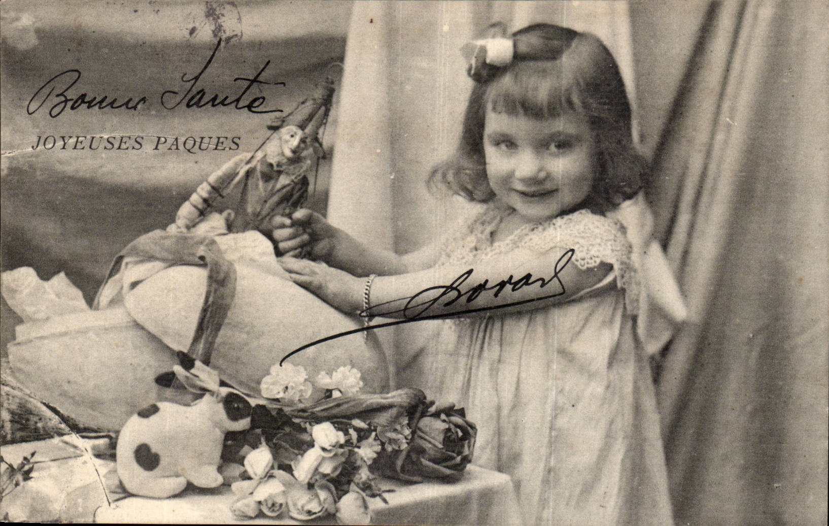CPA Fantaisie Enfant Joyeuses Paques 