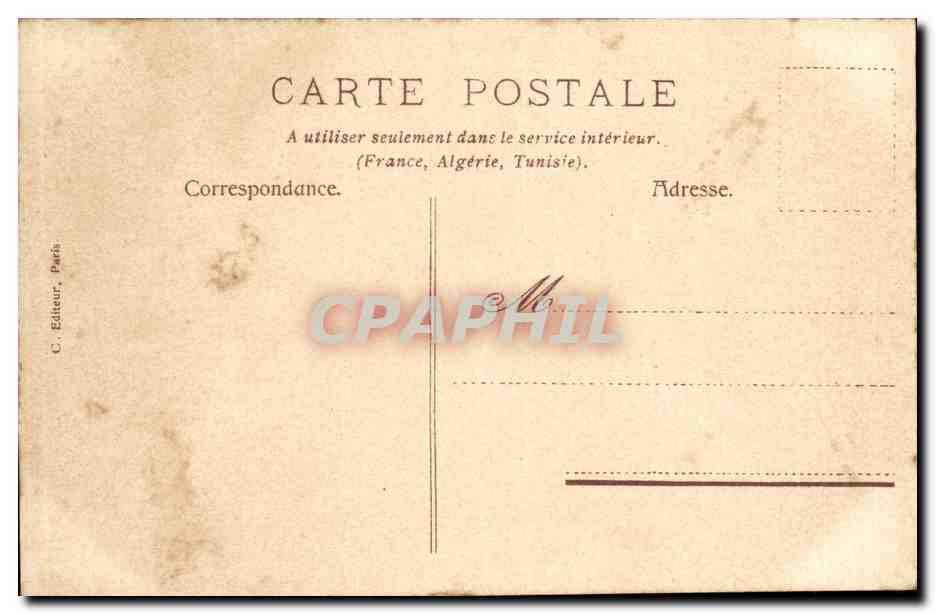 CPA Fantaisie Glaneuses — Rückseite