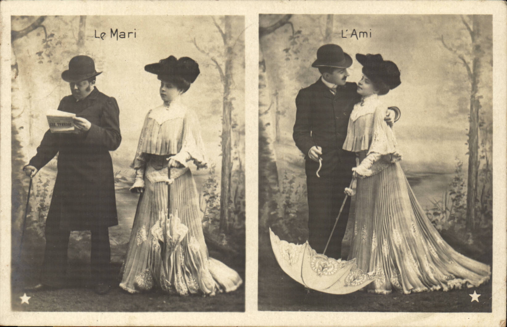 Le Mari — L'Ami — Série N. 744 — Éditeur Del Tersio