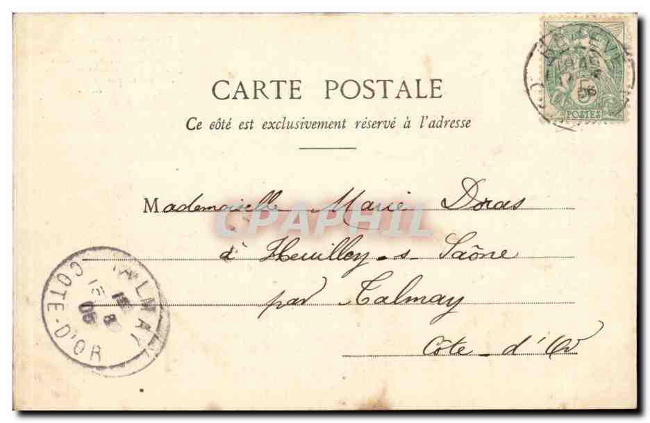 CPA Fantaisie Bonne fete Femme — Verso