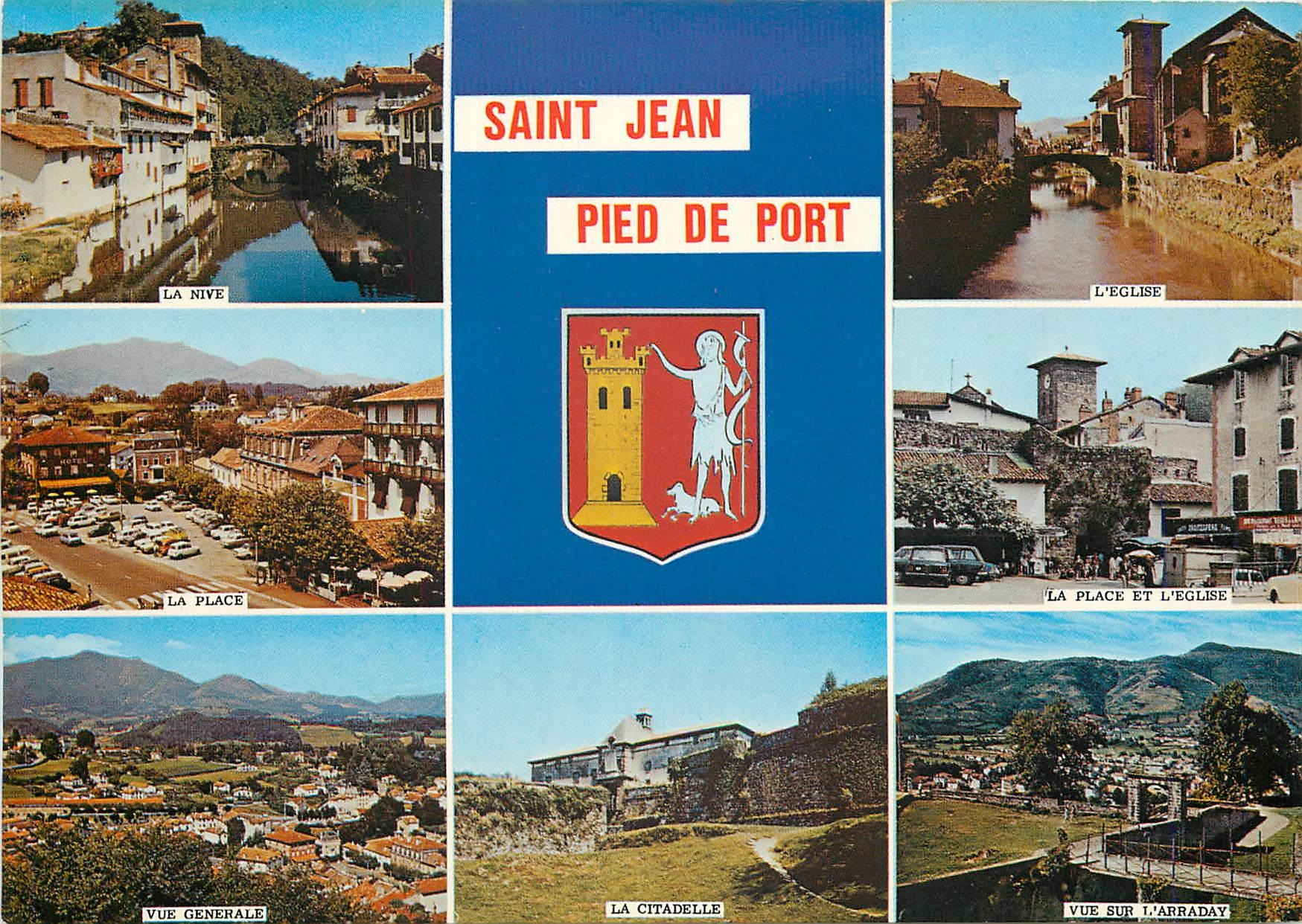 Saint Jean Pied de Port — vue panoramique — Artaud Frères, Nantes