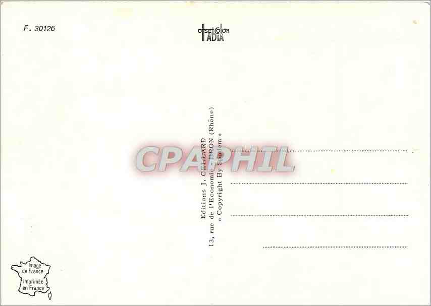 CPM Un bonjour qui sent bon la Lavande Moutons Cigale — Back