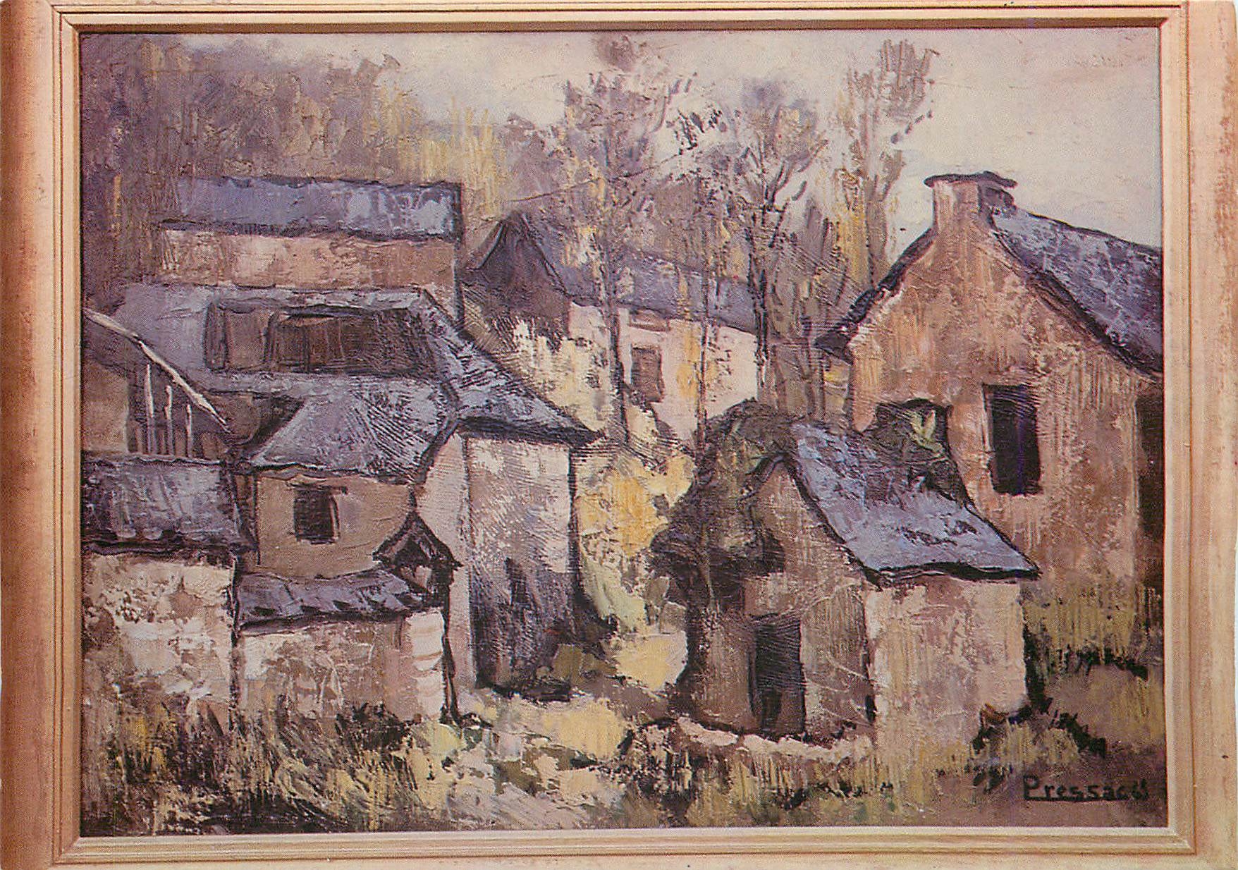 CPM Vieilles maisons de Villelongue vues par Pressac 