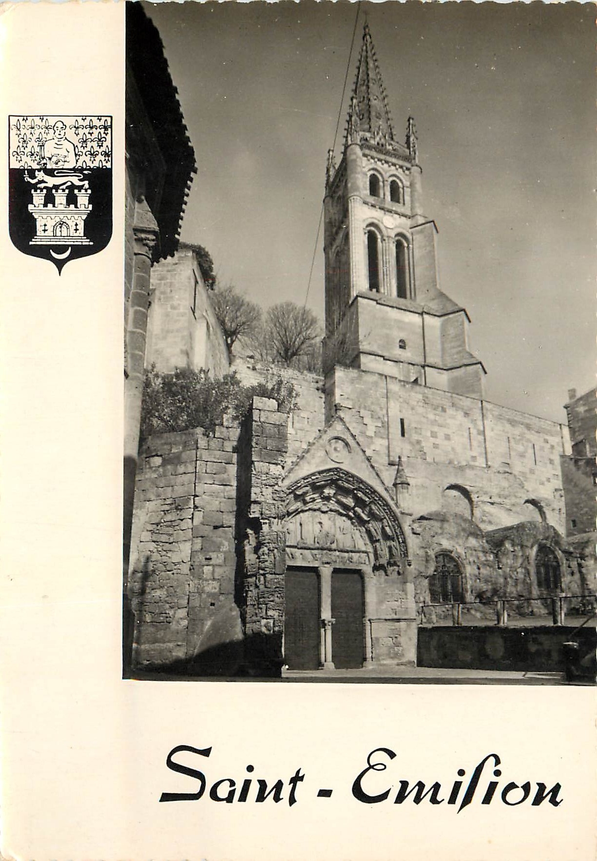 CPM Saint Emilion Gironde L'Eglise Monolithe 