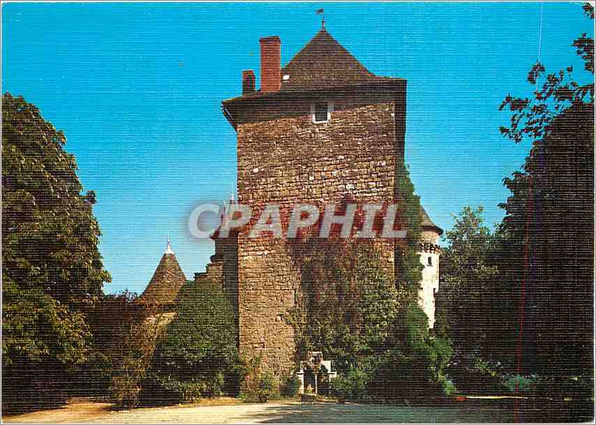 CPM Villefranche de Rouergue Aveyron Chateau de la Peze 