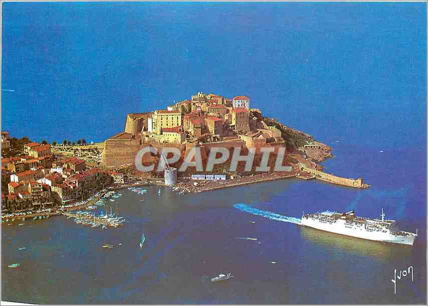 CPM Calvi Sur son promontoire la Citadelle 