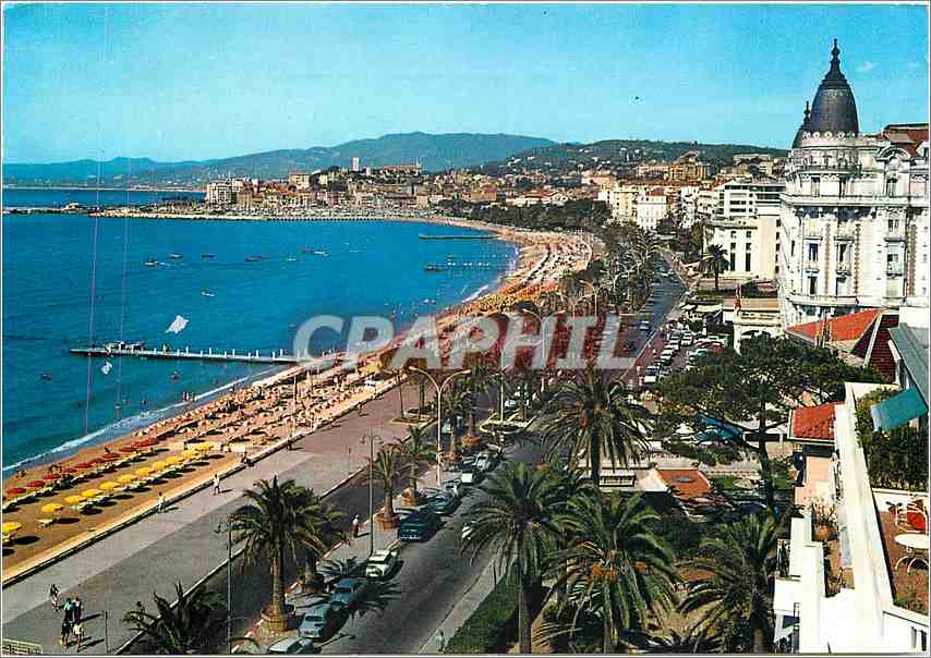 CPM La Cote d'Azur Cannes La Croisette et le Suquet 